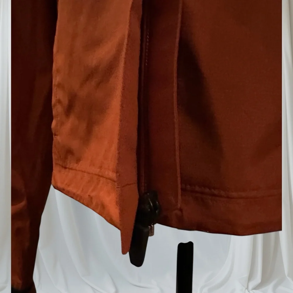 Fox Racing Moto Ranger Packable Rain Jacket - Small Orange Rust - Picture 7 of 8